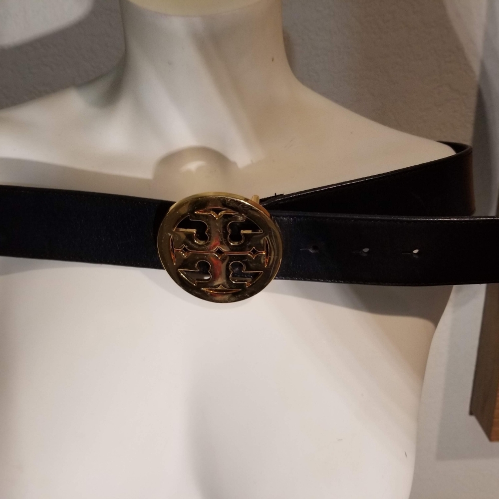 Authentic Tory Burch Logo Belt